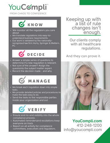 YouCompli One Page Product sheet print (386 × 500 px)